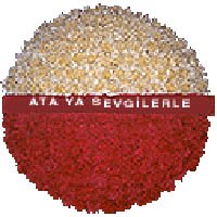 Adana Ceyhan iek Siparii  Antkabir iin iek elenk modeli